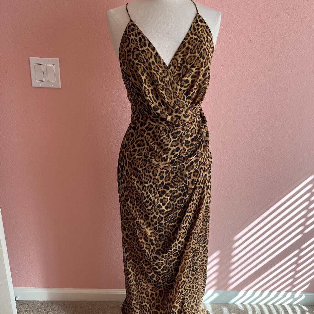 Jay Godfrey Santoro Leopard Dress NWT Sz 8